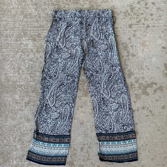 Rose & Thyme Boho Wide Leg Pants - Picture 12 of 13